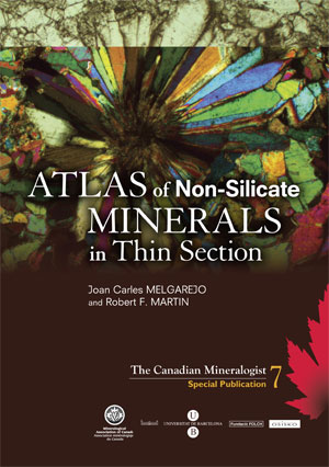 Atlas of Non-silicate minerals in thin section book
