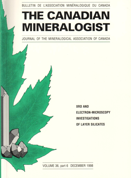 XRD and Electron-Microscopy Investigations of Layer Silicates - The Canadian Mineralogist Vol. 36, part 6