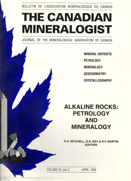 Alkaline Rocks: Petrology and Mineralogy - The Canadian Mineralogist Vol. 34, part 2