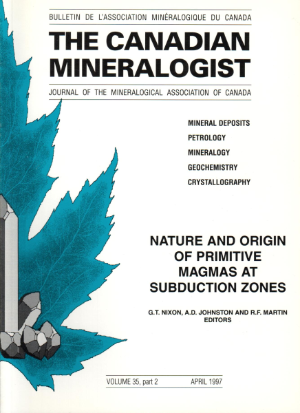 Nature and Origin of Primitive Magmas at Subduction Zones - The Canadian Mineralogist Vol. 35, part 2