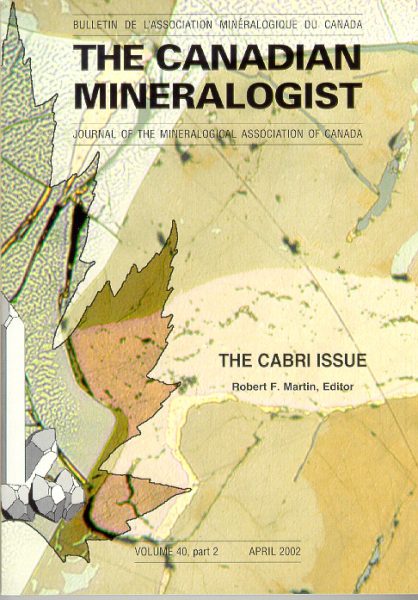 The Cabri Issue - The Canadian Mineralogist Vol. 40, part 2