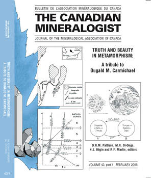 Truth and Beauty in Metamorphism - The Canadian Mineralogist Vol. 43, part 1