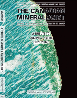 A Tribute to Joseph V. Smith (1928-2007) - The Canadian Mineralogist Vol. 46, part 6