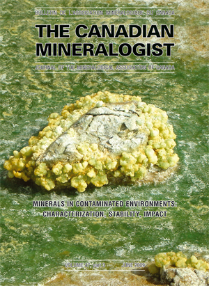 Minerals in Contaminated Environments: Characterization, Stability, Impact - The Canadian Mineralogist Vol. 47, part 3