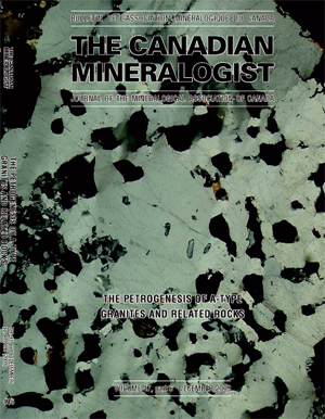 The Petrogenesis of A-Type Granites and Related Rocks - The Canadian Mineralogist Vol. 47, part 6
