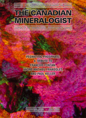 Pegmatitic Phosphate: A Tribute to François Fontan, André-Mathieu Fransolet, and Paul Keller - The Canadian Mineralogist Vol. 52, part 2